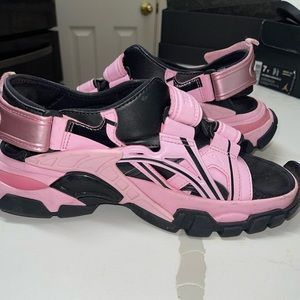 Hot Pink Track Balenciaga Sandals - image 1